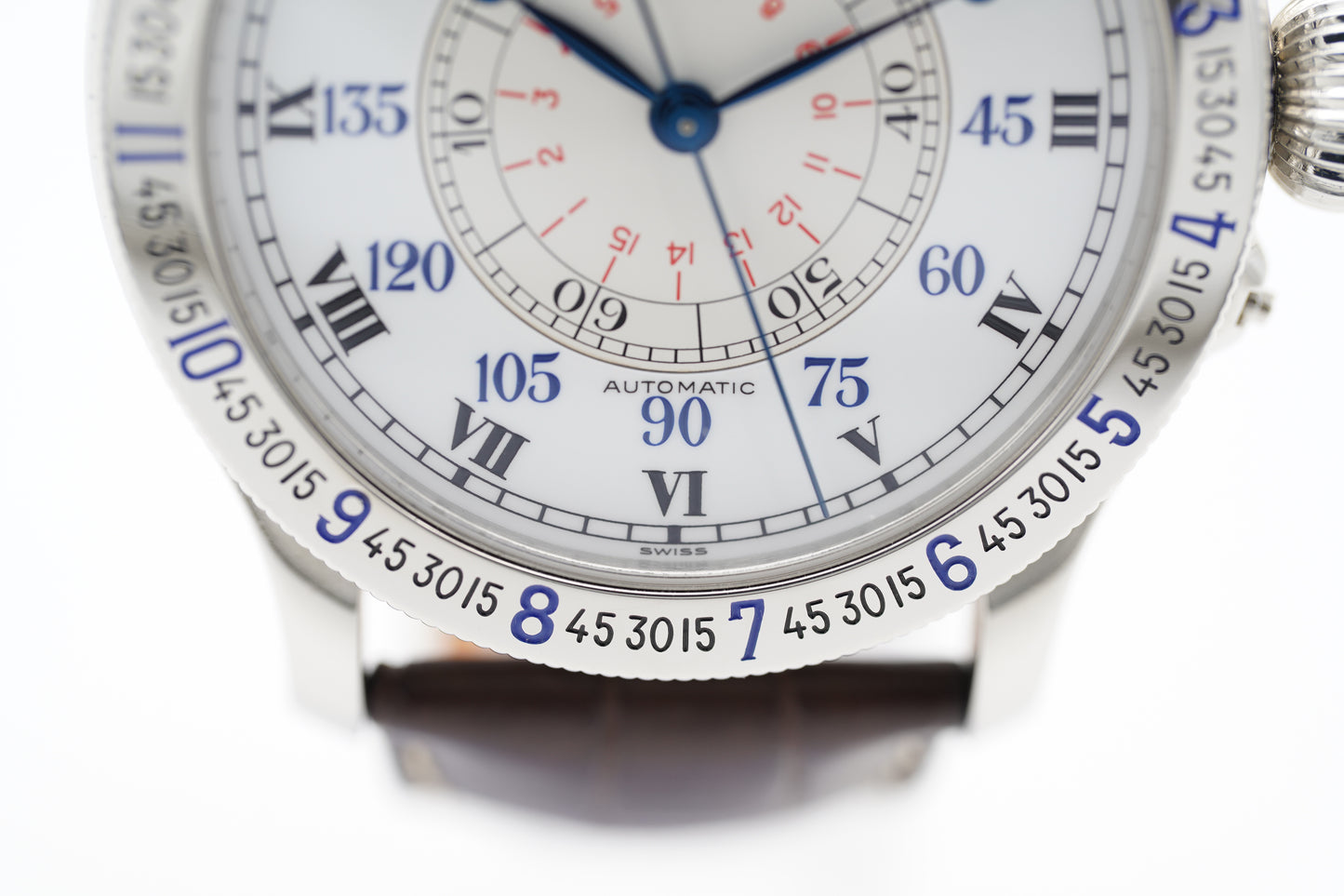 Longines Lindenbergh Hour Angle 47,5 L2.678.2 Weiß