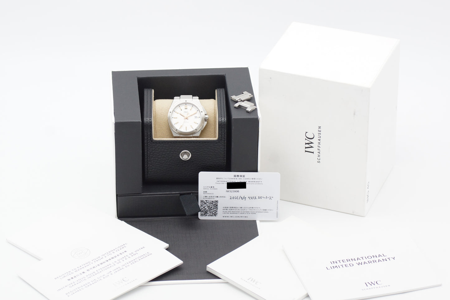IWC Ingenieur Automatic IW323906 40mm Weiß Full-Set 2021