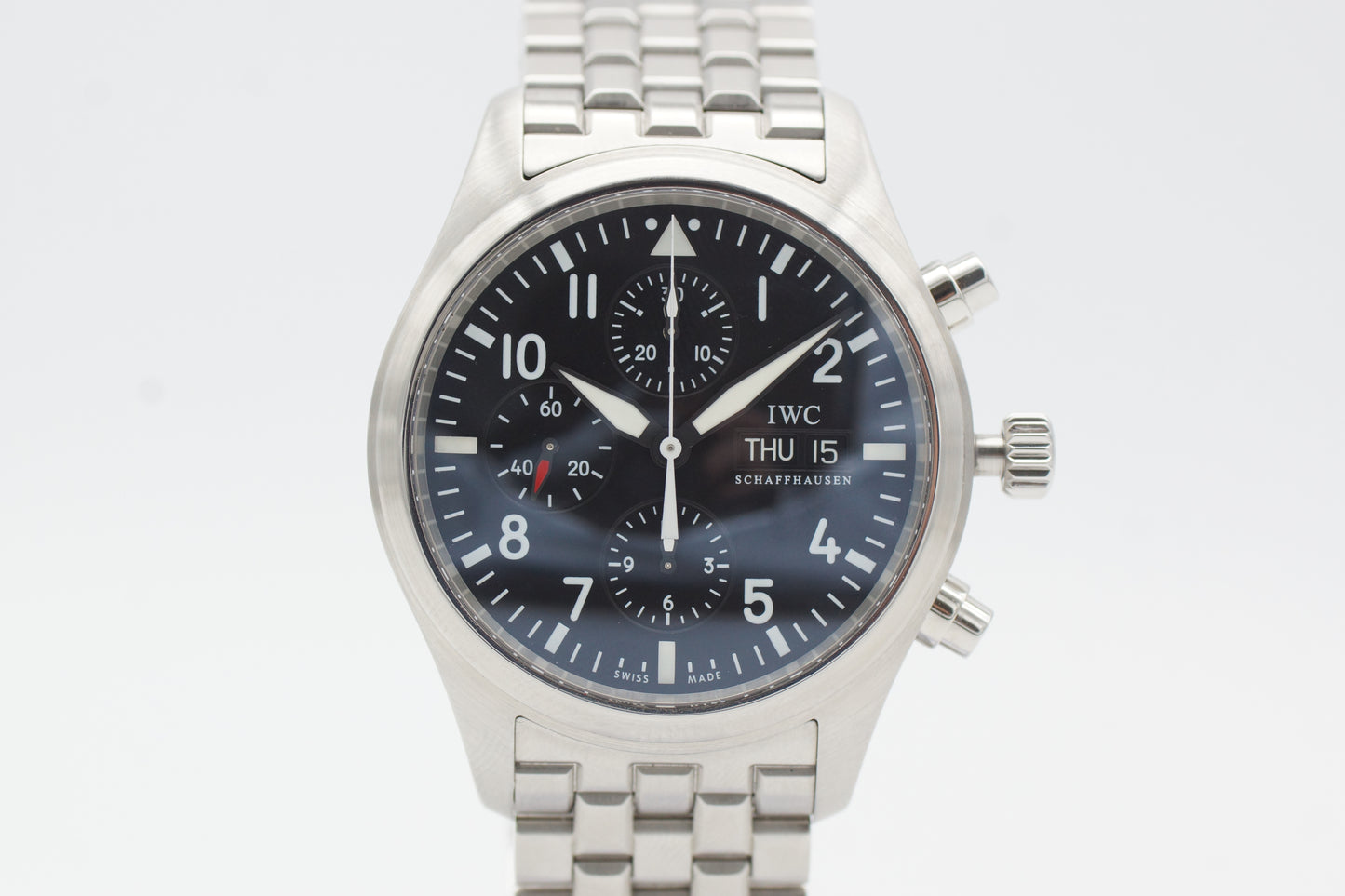 IWC Pilot Fliegeruhr Chrono IW371704 Schwarz 2010