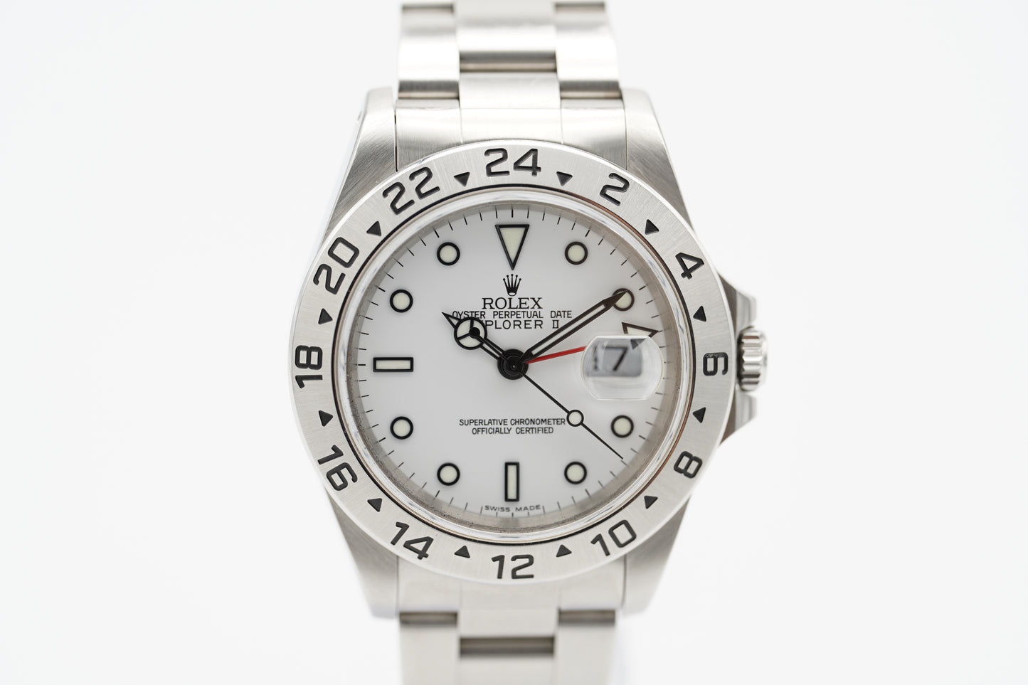 Rolex Explorer II 16570 Weiß 40 mm Full-Set 1997