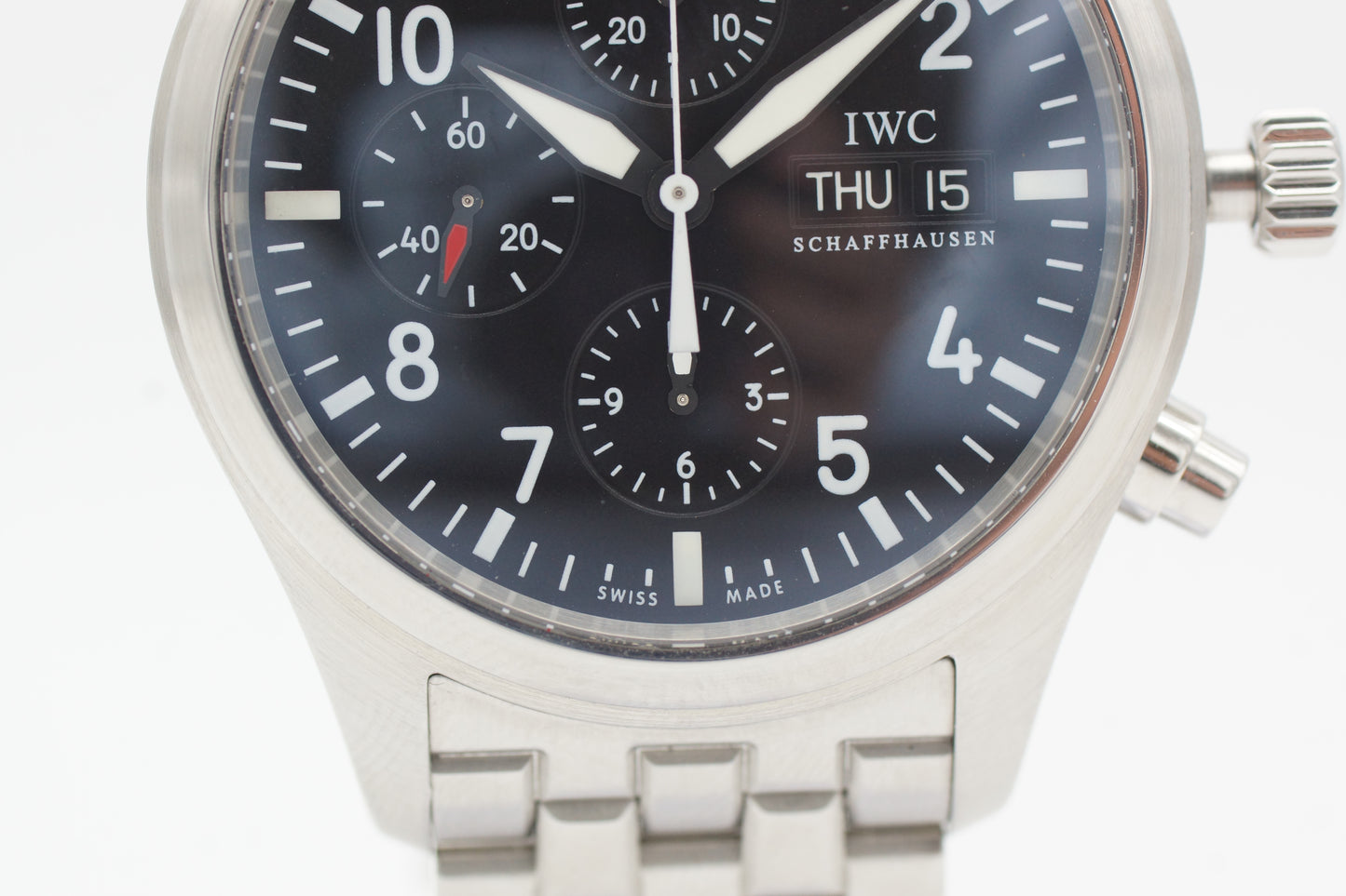IWC Pilot Fliegeruhr Chrono IW371704 Schwarz 2010