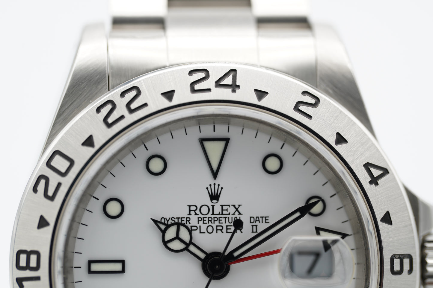 Rolex Explorer II 16570 Weiß 40 mm Full-Set 1997
