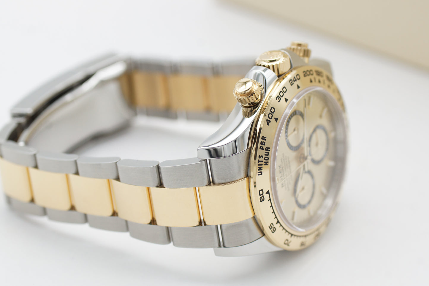 Rolex Cosmograph Daytona Bicolor 18k Gelbgold 126503 Full-Set 2024