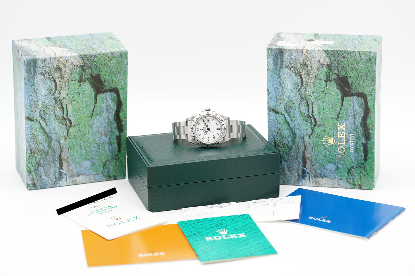 Rolex Explorer II 16570 Weiß 40 mm Full-Set 1997