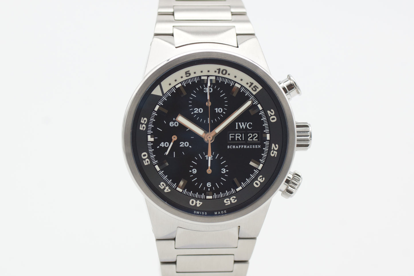 IWC Aquatimer Chrono-Automatic IW371928 Box/Papiere Schwarz