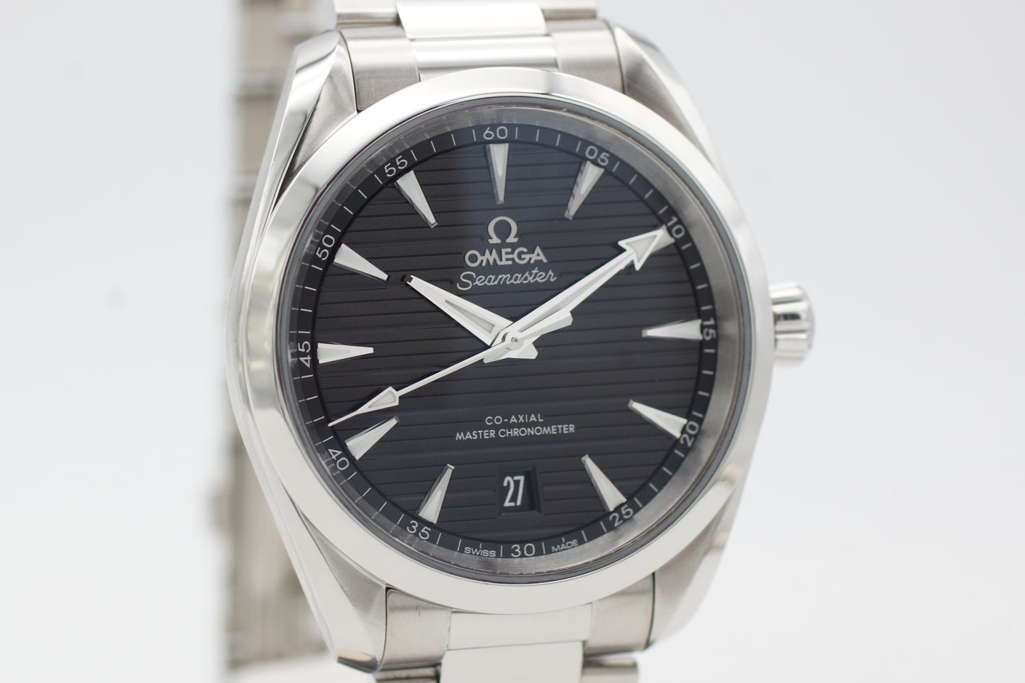 Omega Seamaster Aqua Terra Master Chronometer Schwarz Full-Set 2018