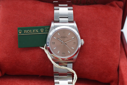 Rolex Oyster Perpetual 31 Pink 77080 Full-Set 2005