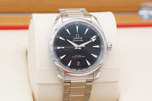 Omega Seamaster Aqua Terra Master Chronometer Schwarz Full-Set 2018