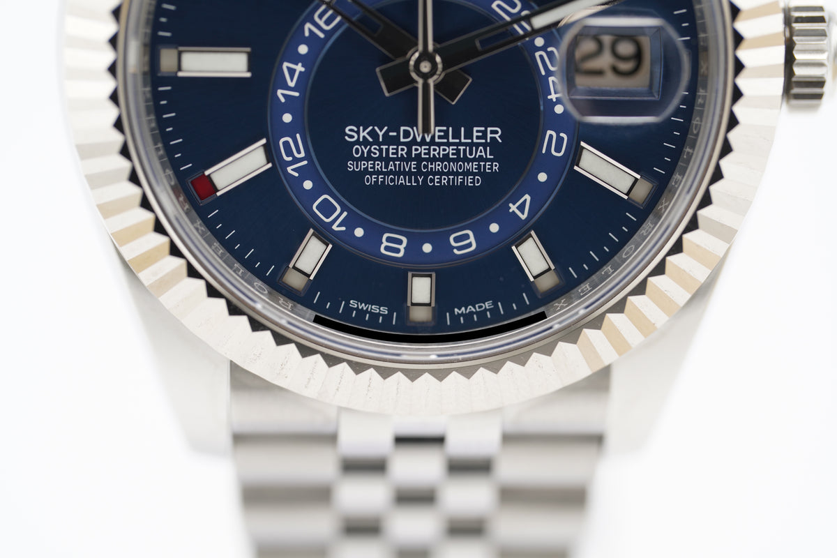 Rolex Sky-Dweller 326934 Blau Jubilee Full-Set 2022