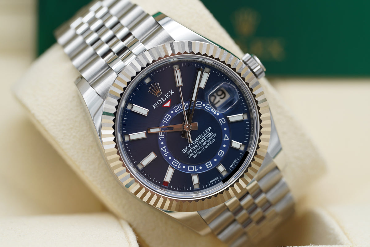 Rolex Sky-Dweller 326934 Blau Jubilee Full-Set 2022