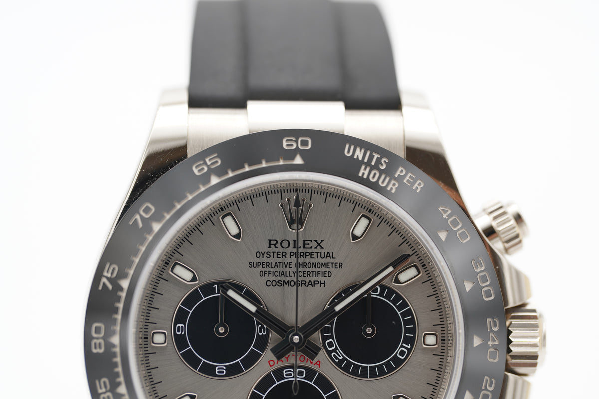 Rolex Daytona 116519LN Weißgold Oysterflex Ghost 2023 DE