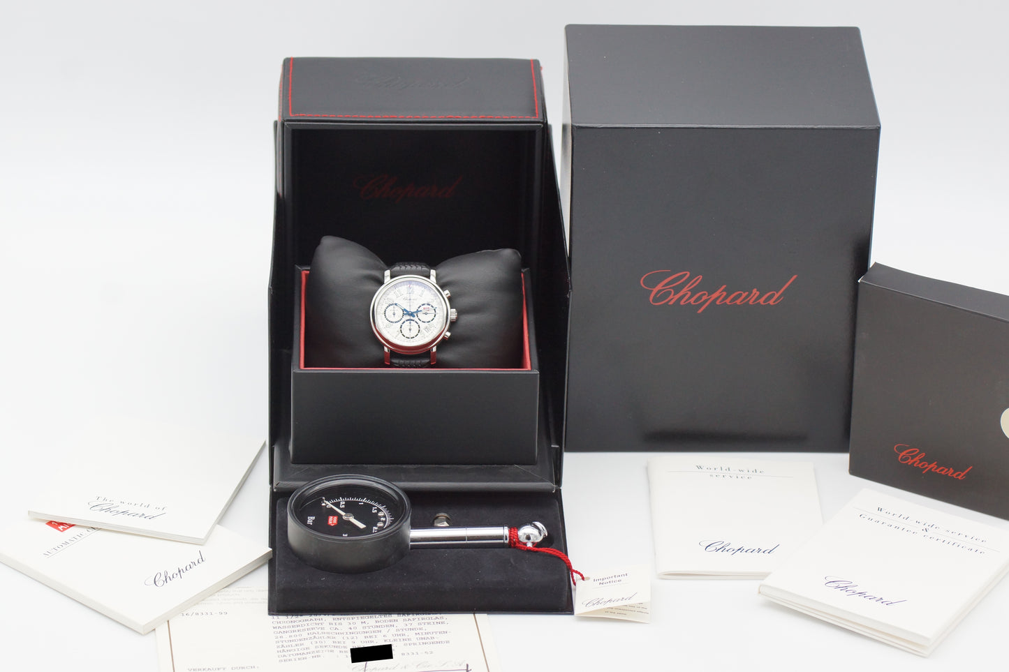Chopard Mille Miglia 8331 38 mm Silber Full-Set 2006