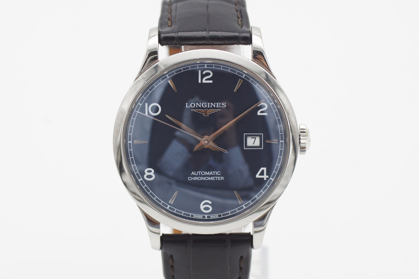 Longines Record L2.821.4.96.2 Blau Full-Set 2021