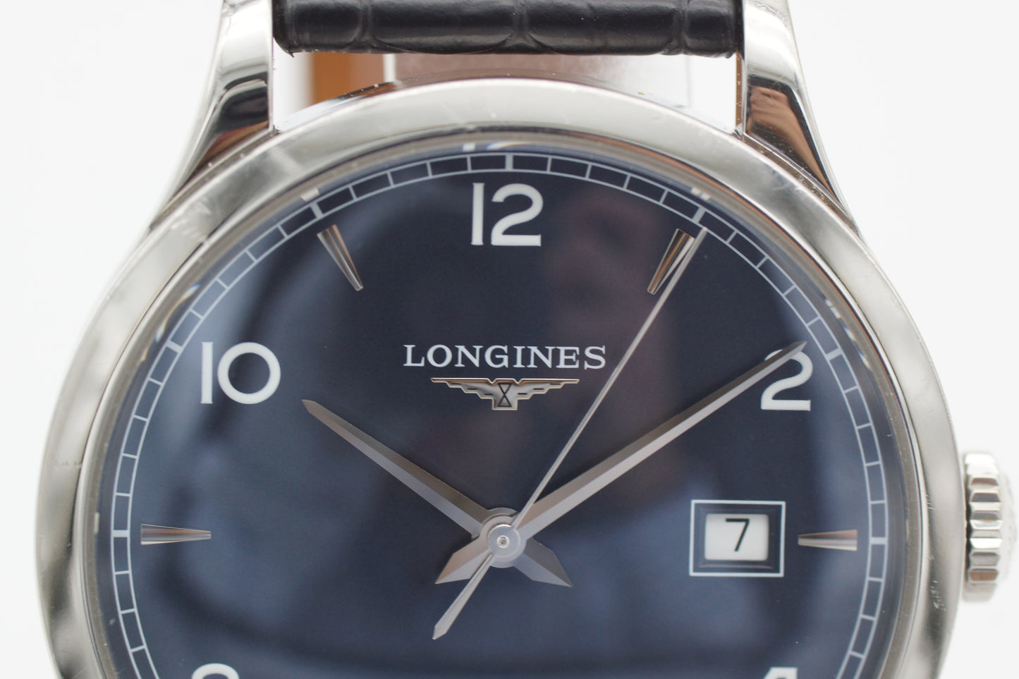 Longines Record L2.821.4.96.2 Blau Full-Set 2021