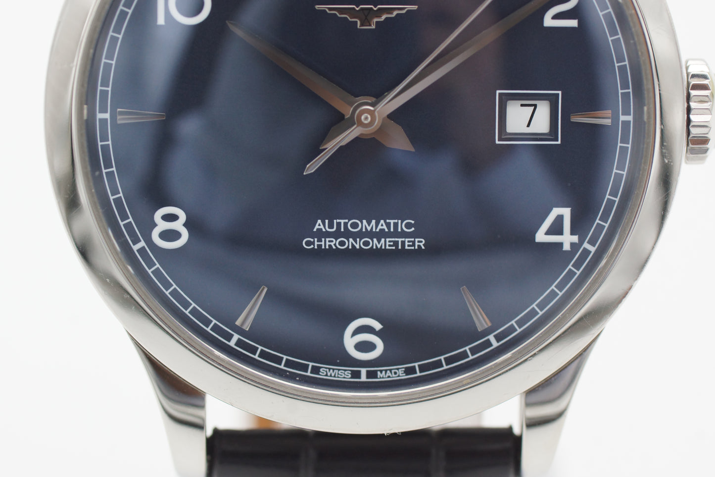 Longines Record L2.821.4.96.2 Blau Full-Set 2021