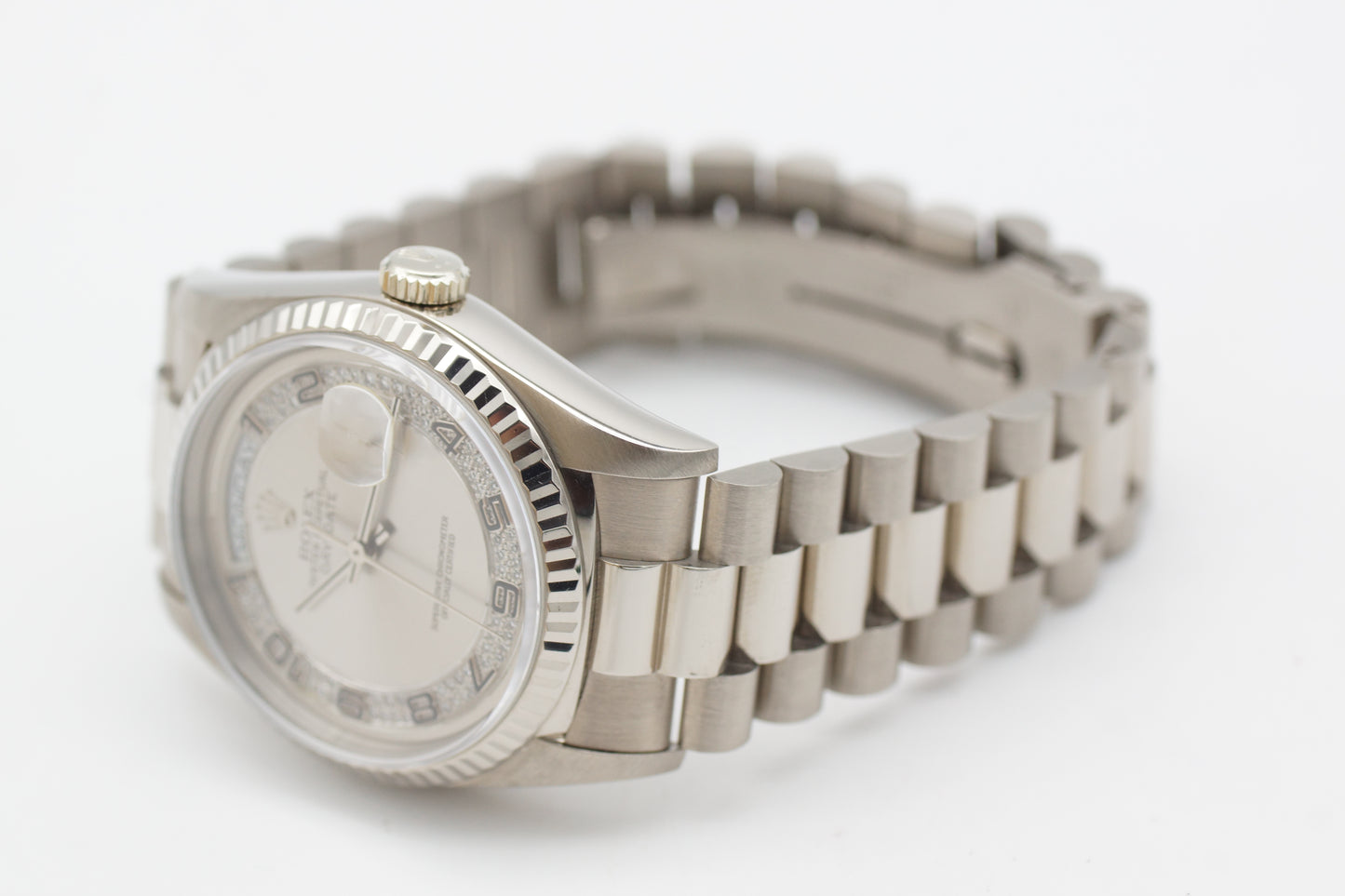 Rolex Day-Date 36 Myriad 18239 Weißgold 1994 (LC100)