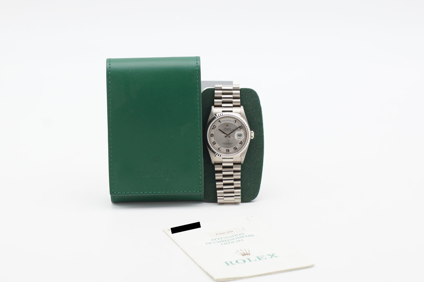 Rolex Day-Date 36 Myriad 18239 Weißgold 1994 (LC100)