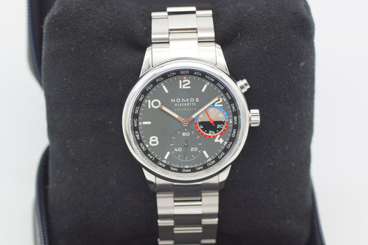 NOMOS Club Weltzeit 790.51 Volcano Full-Set 2025 NEU