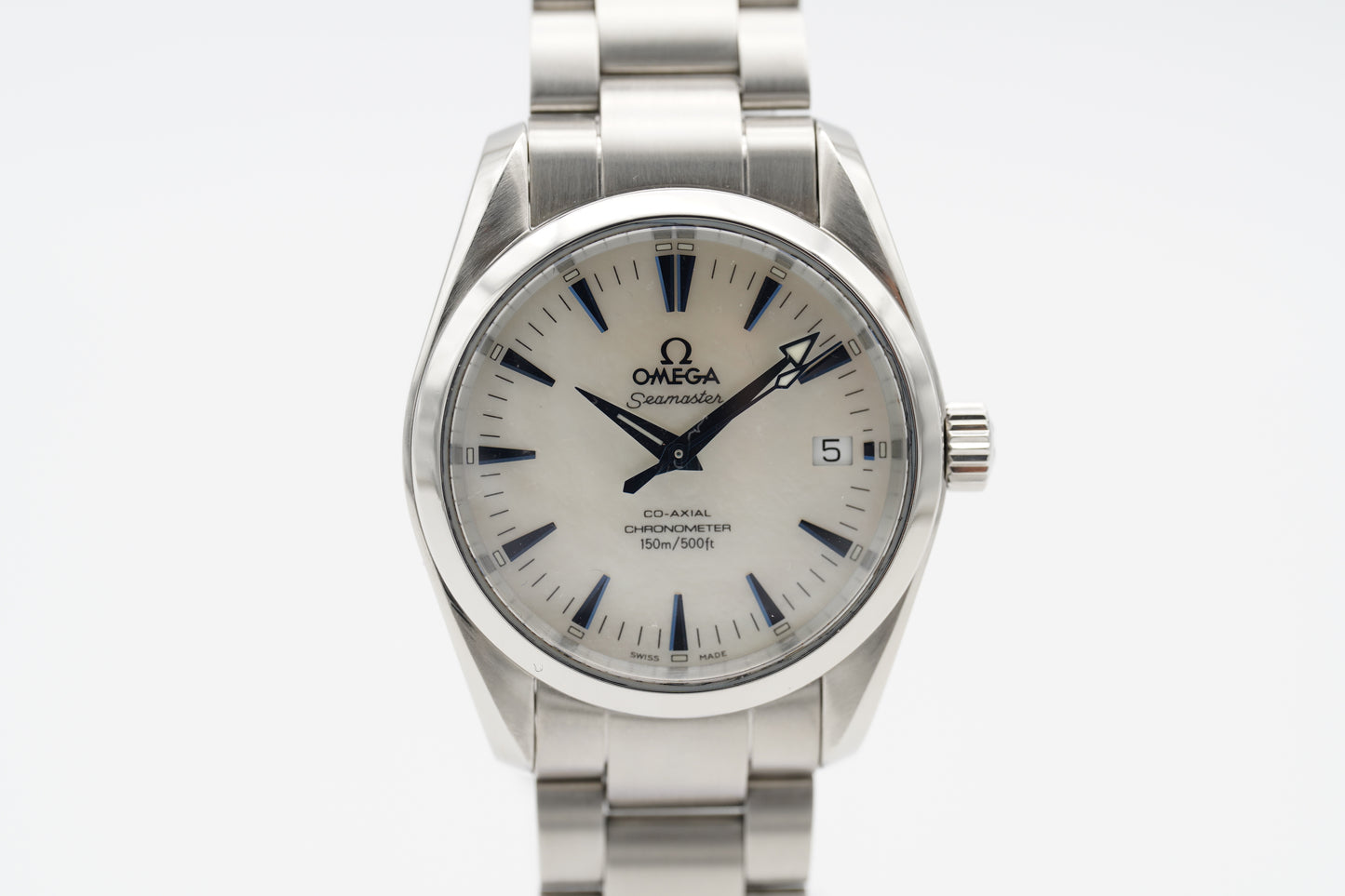 Omega Seamaster Aqua Terra 150M MoP, Perlmutt 2504.70 Full-Set 2006