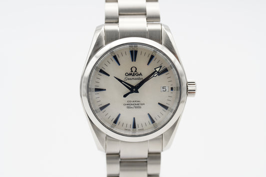 Omega Seamaster Aqua Terra 150M MoP, Perlmutt 2504.70 Full-Set 2006