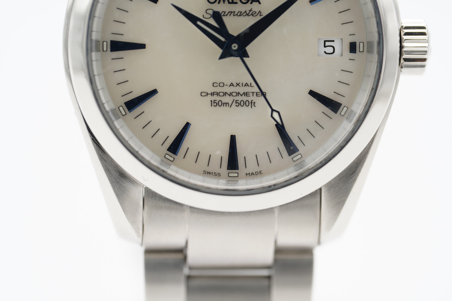 Omega Seamaster Aqua Terra 150M MoP, Perlmutt 2504.70 Full-Set 2006