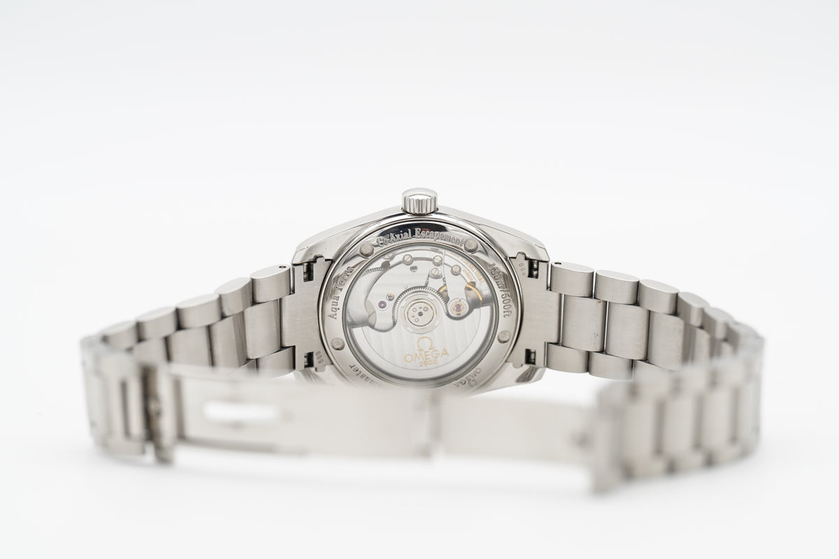 Omega Seamaster Aqua Terra 150M MoP, Perlmutt 2504.70 Full-Set 2006