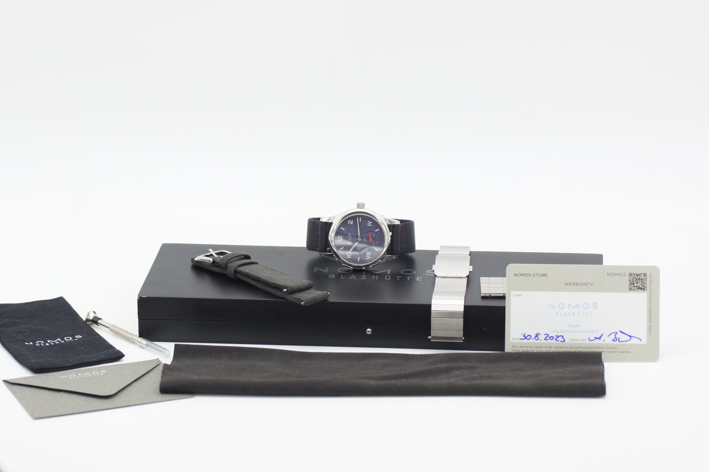 NOMOS Glashütte Club Campus Blue Purple 36 713 Full-Set 2023