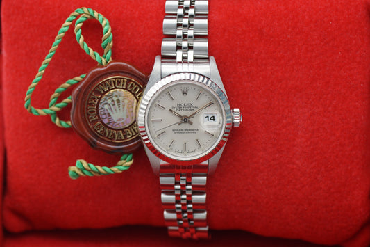 Rolex Lady-Datejust 26 Jubileeband 69174 Silber 1999 Full-Set