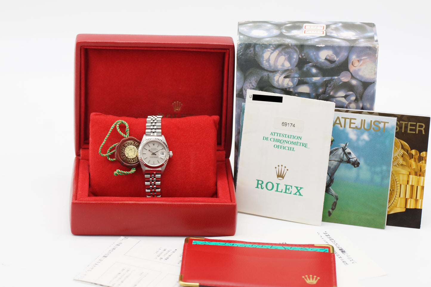 Rolex Lady-Datejust 26 Jubileeband 69174 Silber 1999 Full-Set