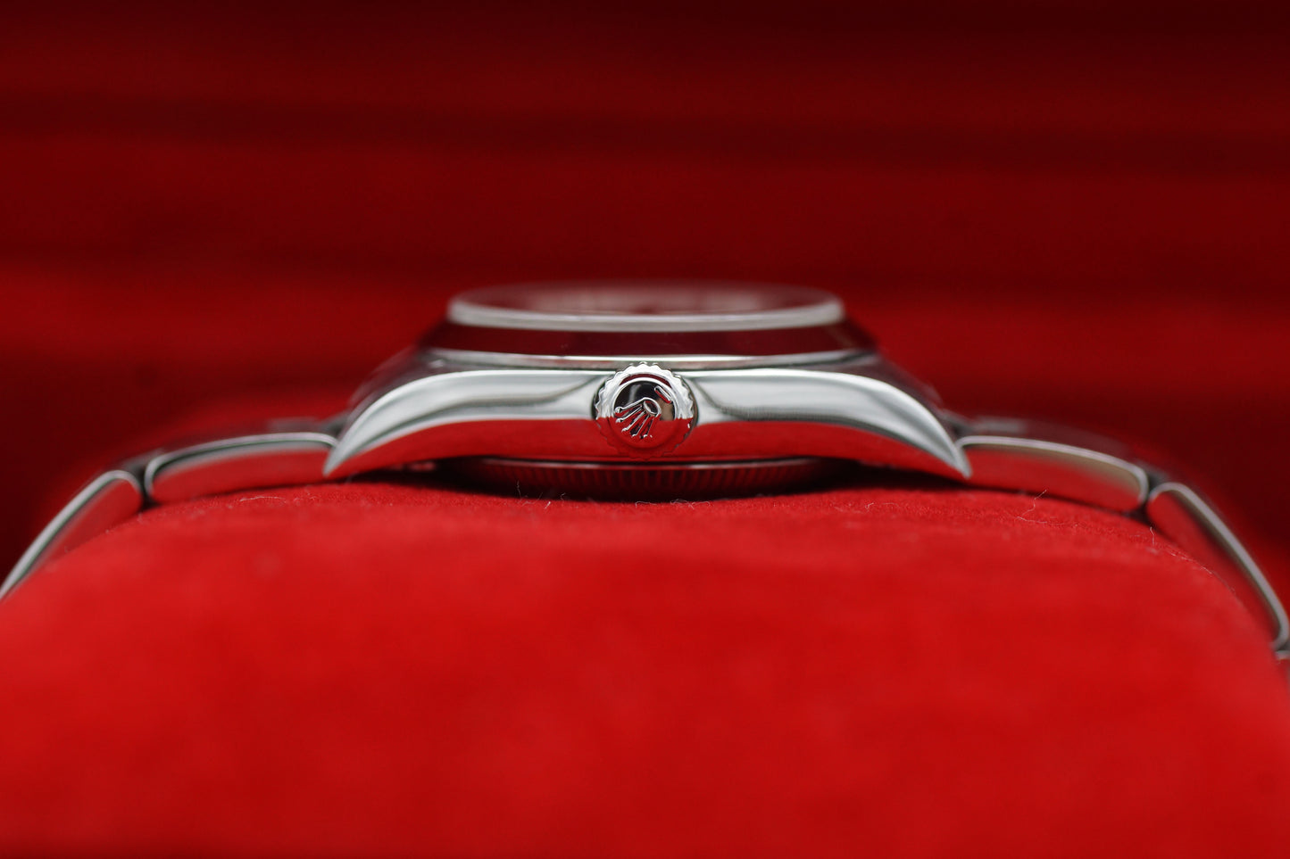 Rolex Lady Oyster Perpetual 76080 Schwarz Full-Set 2002