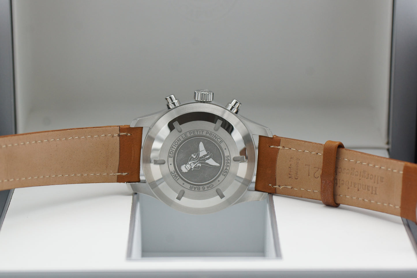 IWC Pilot Watch Chronograph "Le Petit Prince" Nachblau IW377717 Full-Set 2018