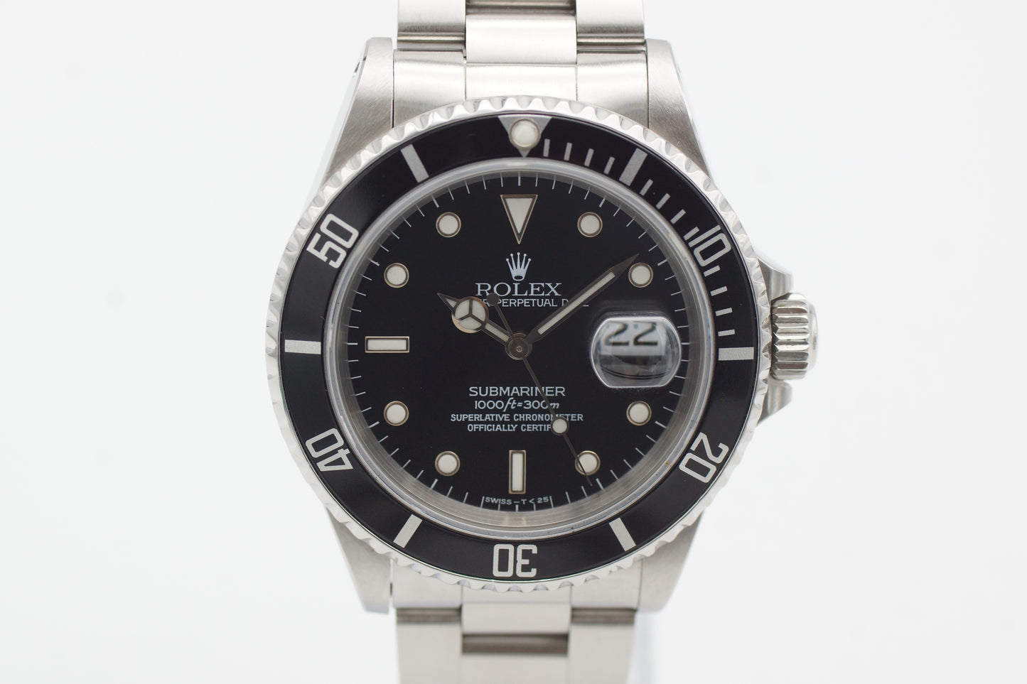 Rolex Submariner Date 16610LN Schwarz 1996