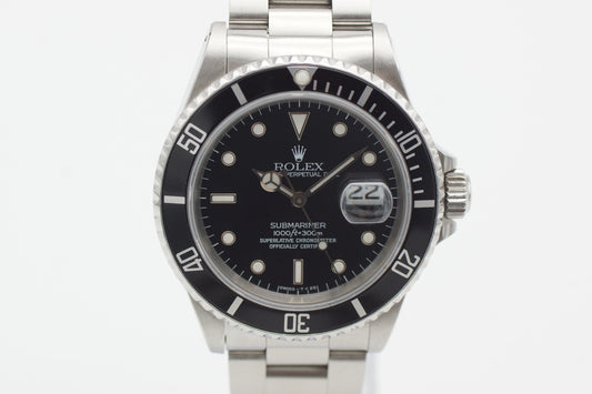 Rolex Submariner Date 16610LN Schwarz 1996
