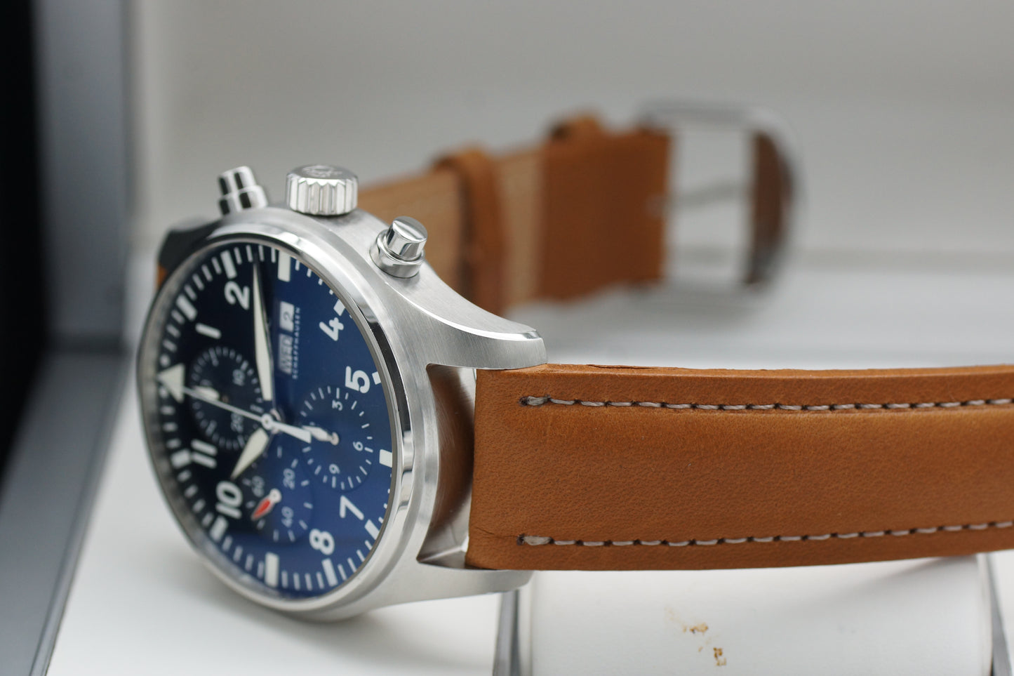 IWC Pilot Watch Chronograph "Le Petit Prince" Nachblau IW377717 Full-Set 2018