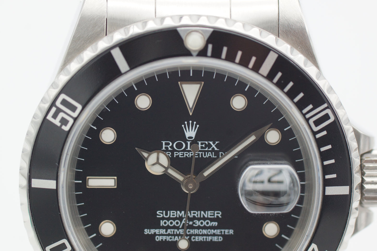 Rolex Submariner Date 16610LN Schwarz 1996