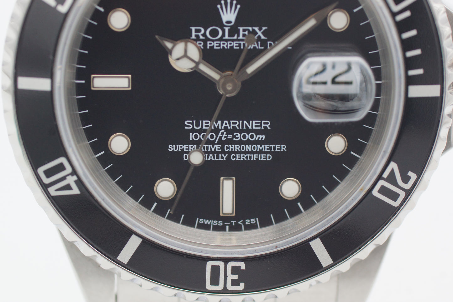 Rolex Submariner Date 16610LN Schwarz 1996