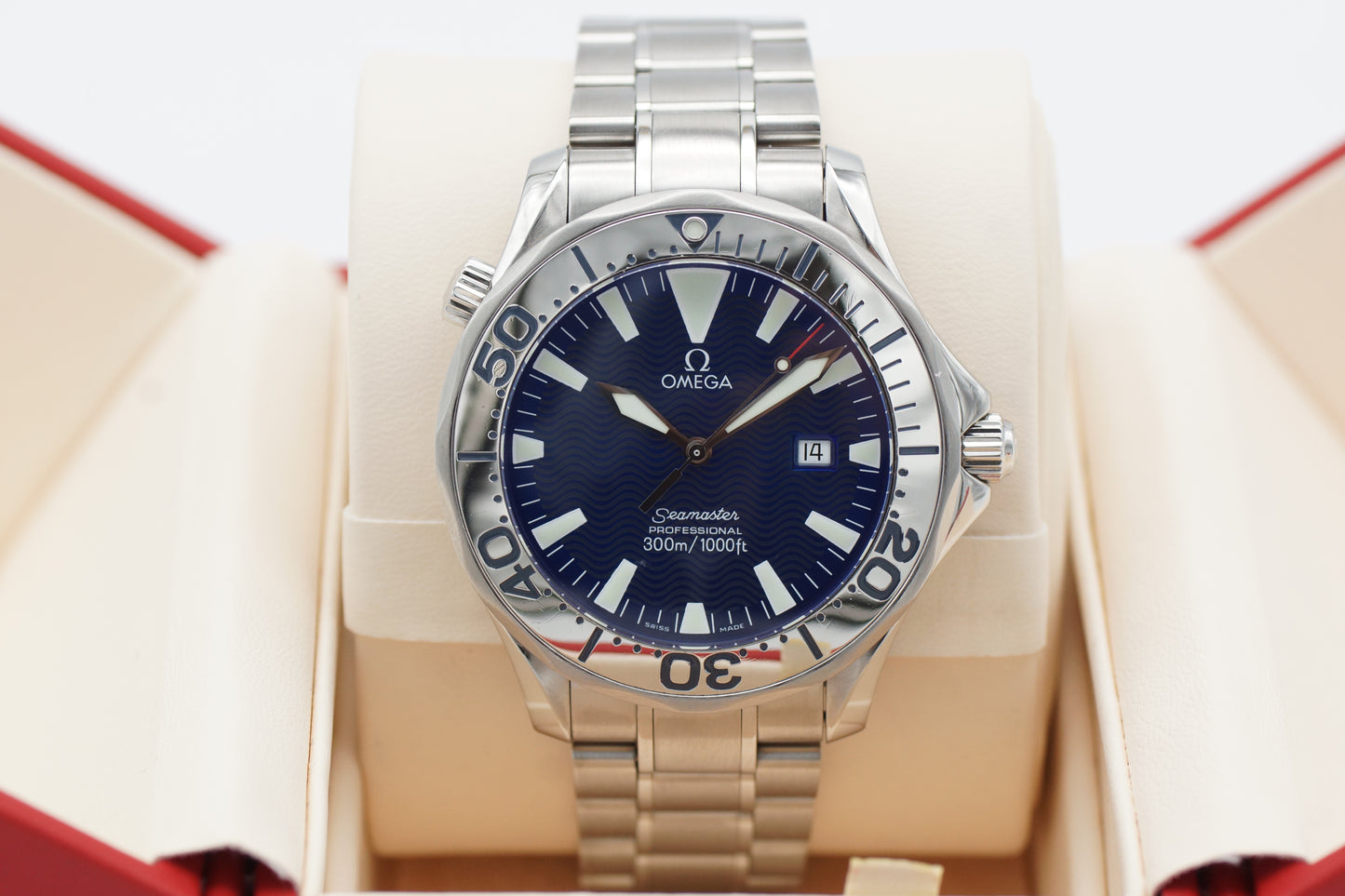 Omega Seamaster Diver 300M 2265.80 Blau Quarz 2004