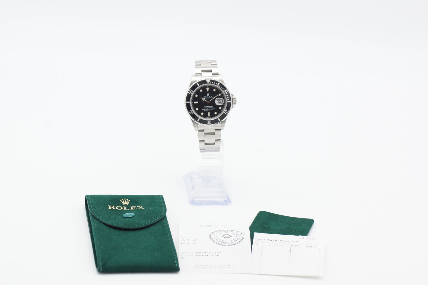 Rolex Submariner Date 16610LN Schwarz 1996