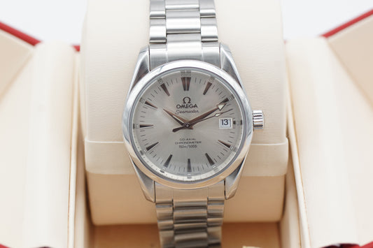 Omega Seamaster Aqua Terra Co-Axial 2504.30 Silber Box 2006