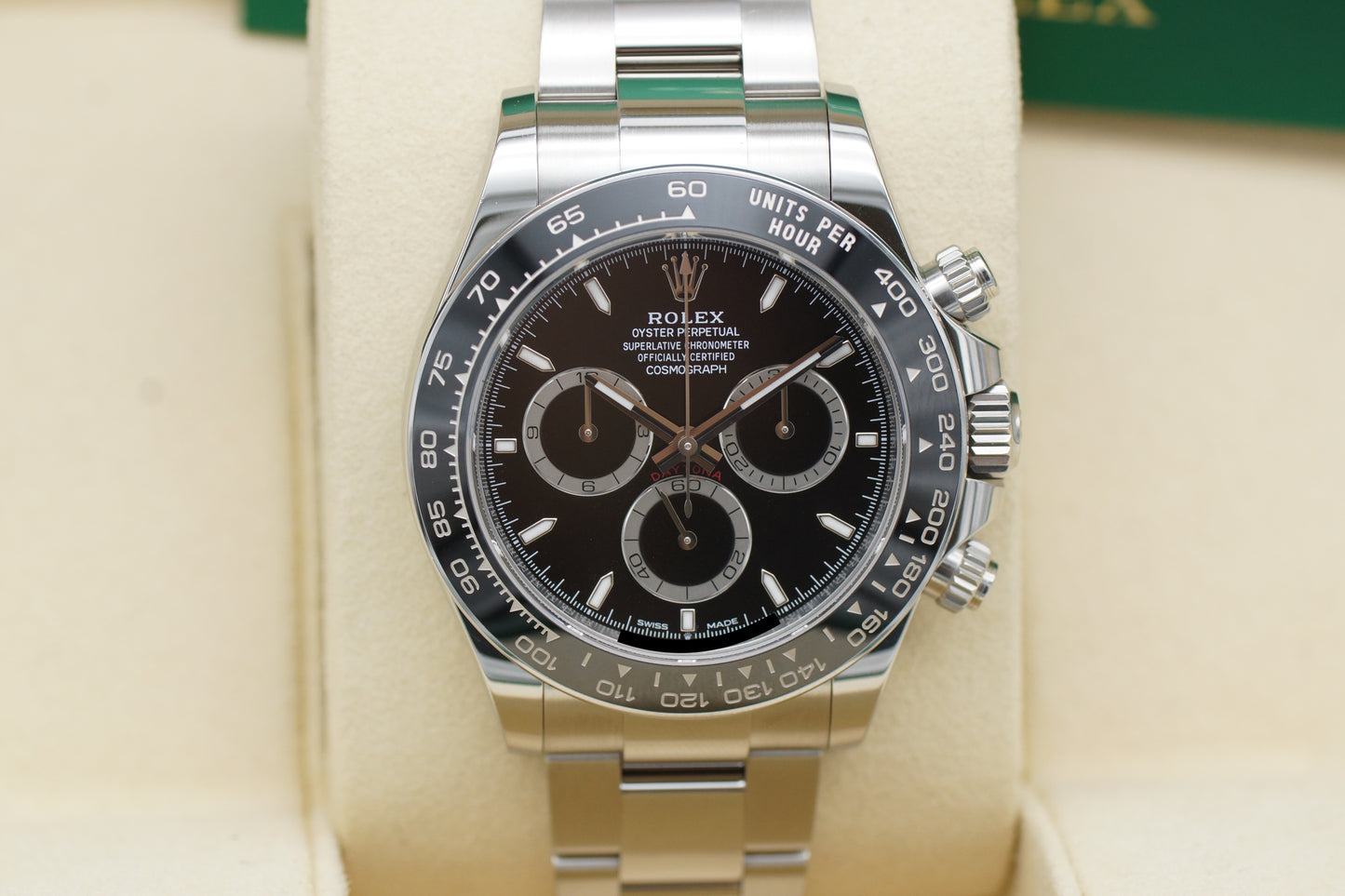 Rolex Daytona 126500 Schwarz Full-Set 2024 DE