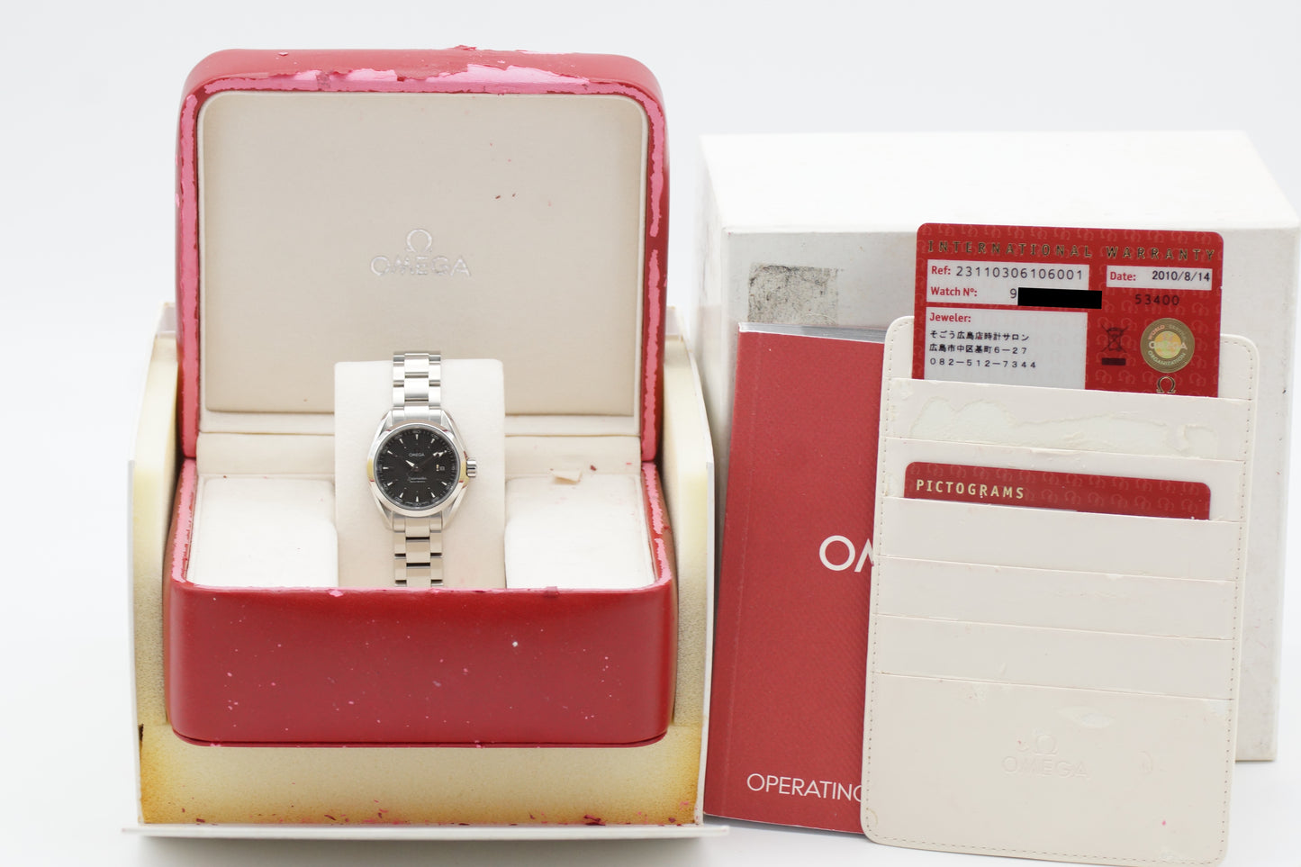 Omega Seamaster Aqua Terra 231.10.30.61.06.001 Grau Full-Set 2010