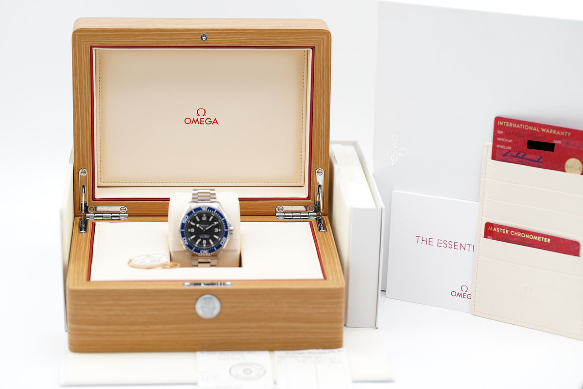 Omega Seamaster Planet Ocean Blau 42 217.30.42.21.01.002 Full-Set 2026