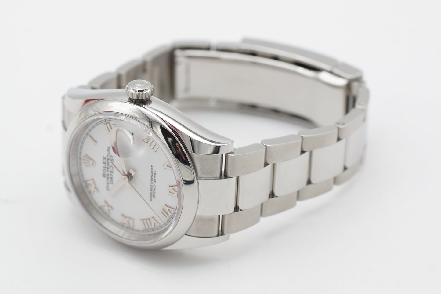 Rolex Oyster Datejust 36 126200 Weiß Full-Set 2023