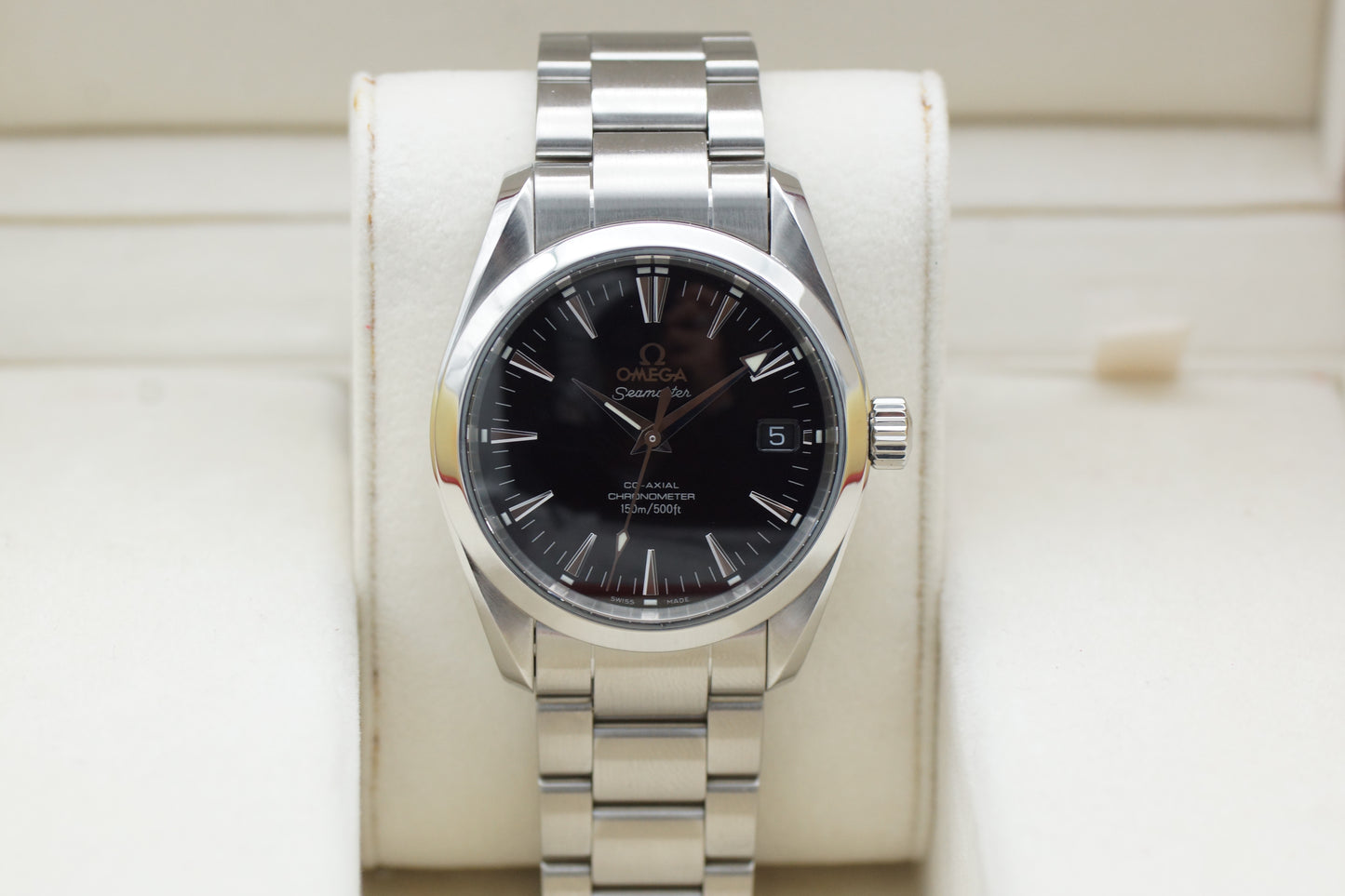 Omega Seamaster Aqua Terra Co-Axial 2504.50 Schwarz Full-Set 2006