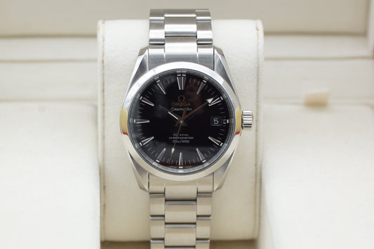 Omega Seamaster Aqua Terra Co-Axial 2504.50 Schwarz Full-Set 2006