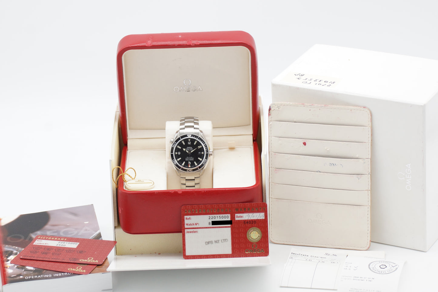 Omega Seamaster Planet Ocean 42 mm 2201.50 Full-Set 2009