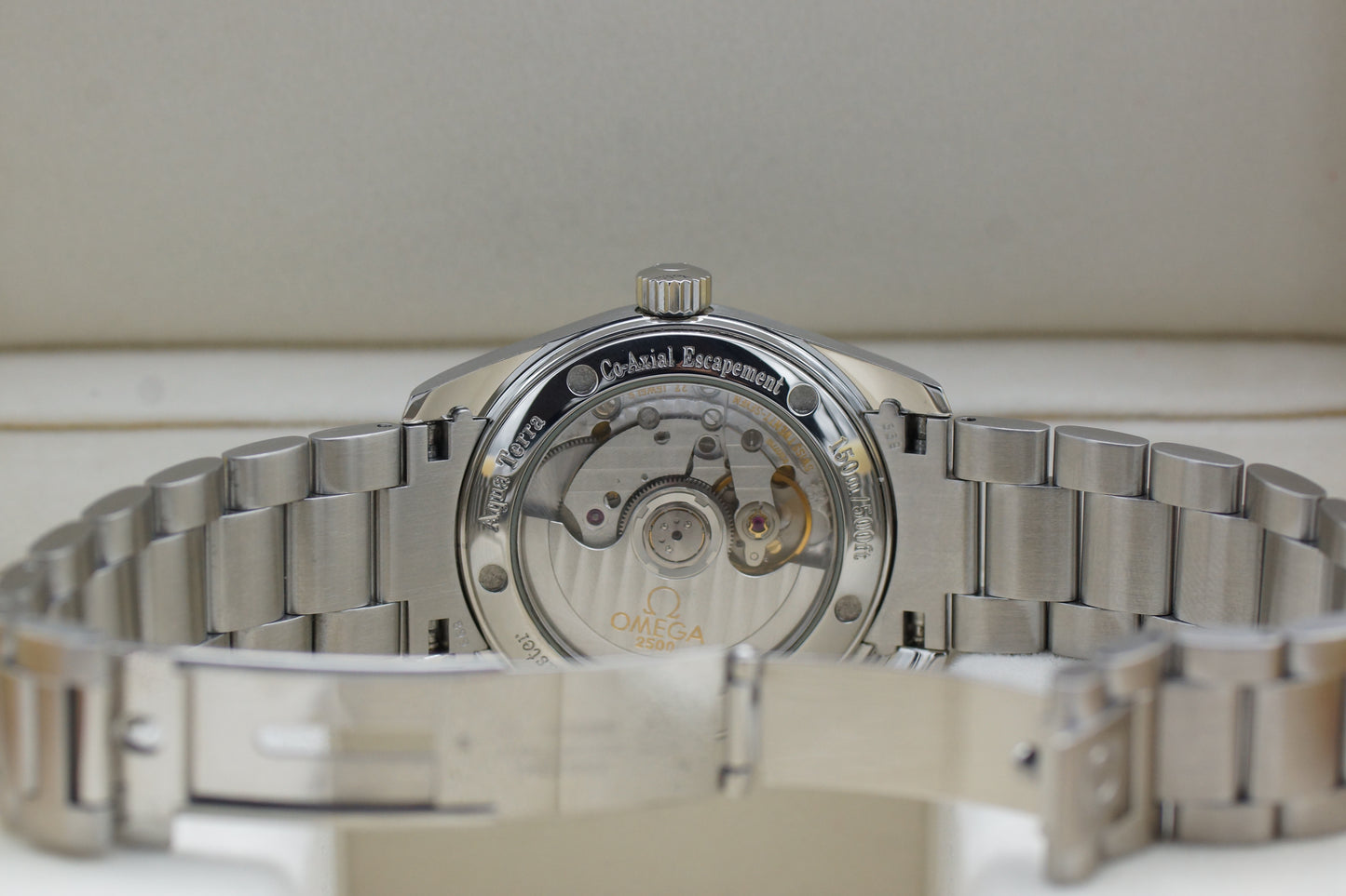 Omega Seamaster Aqua Terra Co-Axial 2504.50 Schwarz Full-Set 2006