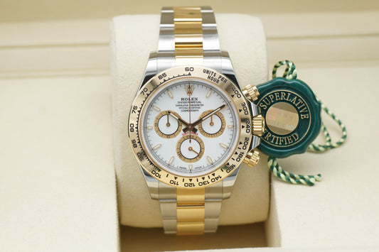 Rolex Cosmograph Daytona Bicolor 18k Gelbgold 126503 Full-Set 2025