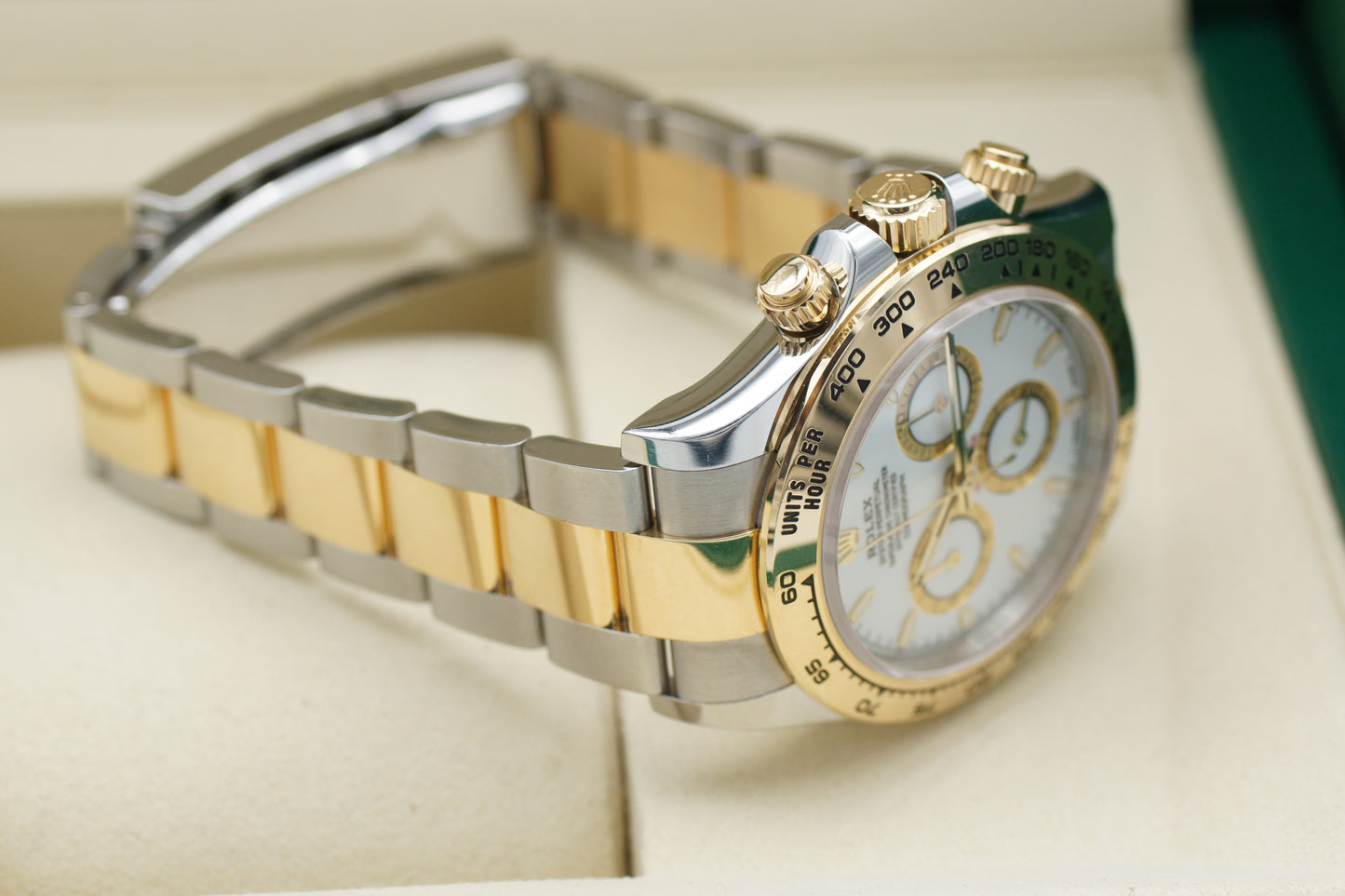 Rolex Cosmograph Daytona Bicolor 18k Gelbgold 126503 Full-Set 2025