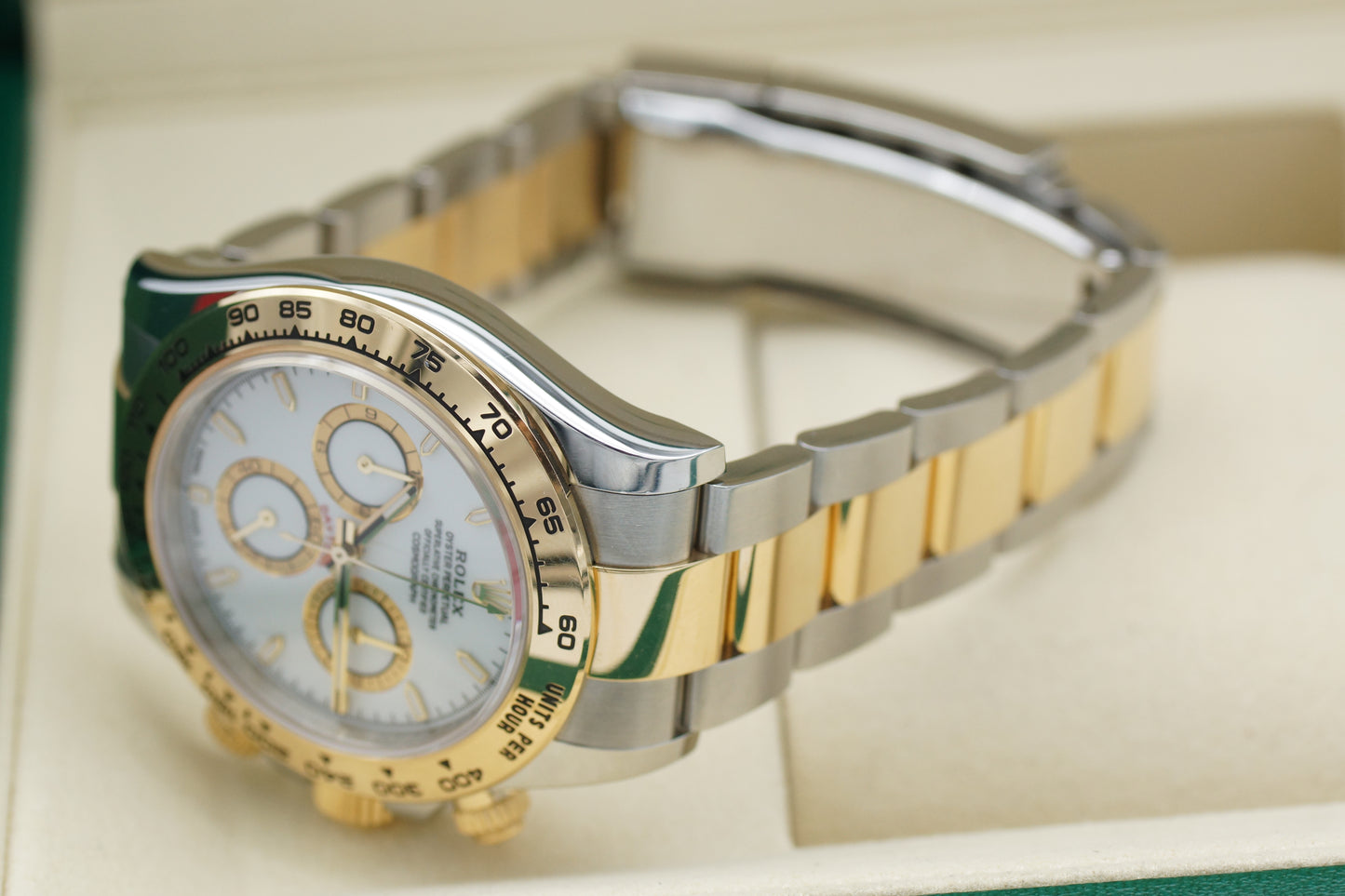 Rolex Cosmograph Daytona Bicolor 18k Gelbgold 126503 Full-Set 2025